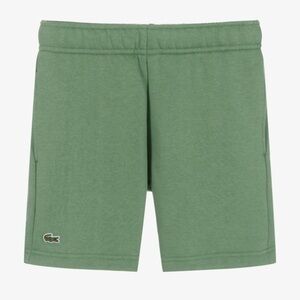 Lacoste Kids Mint Green Shorts Size 4